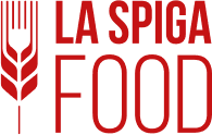 Logo di La Spiga Food, con spighe di grano stilizzate e un design moderno