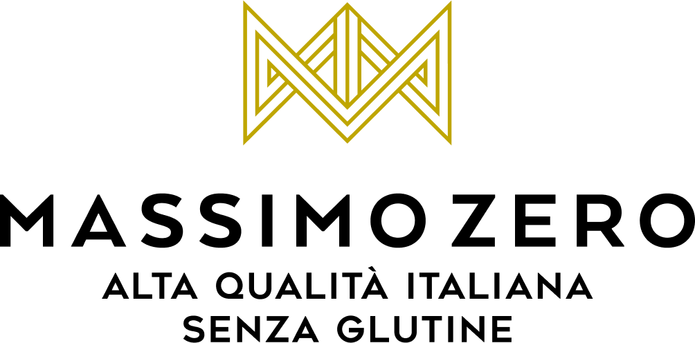 Logo di Massimo Zero, simbolo di alta qualità italiana senza glutine